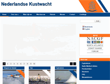 Tablet Screenshot of kustwacht.nl